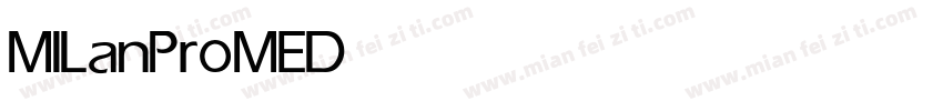 MILanPro MEDIUM字体转换